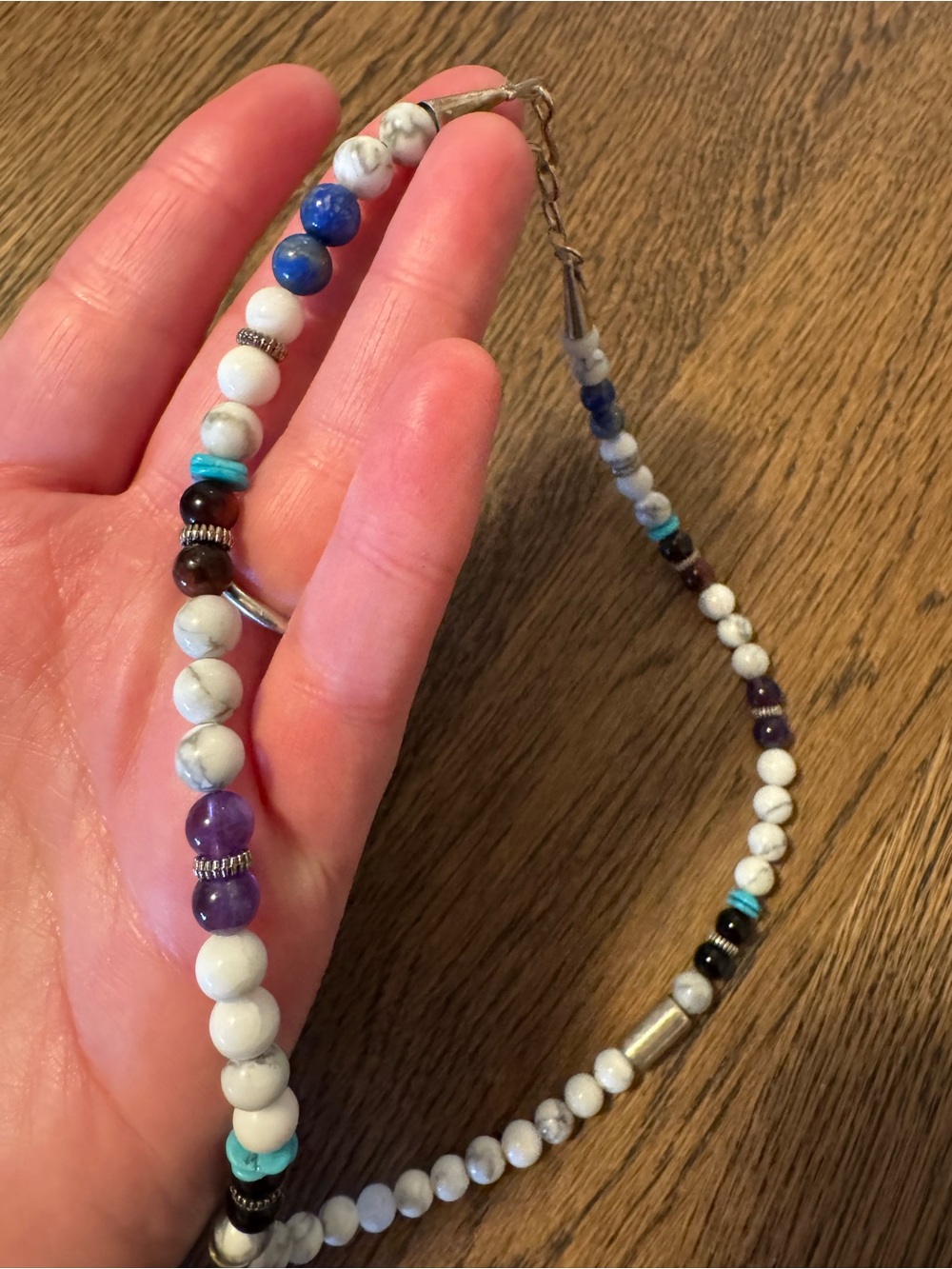 Tommy and Rosita Singer Navajo Marble Beaded Necklace